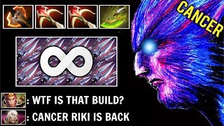 CANCER RIKI IS BACK! Level 30 Battle Fury 2x Daedalus 2x Blink Non-Stop Skill Spam Delete All Dota 2 screenshot 3