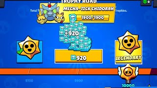 RECORD!!! 3 LEGENDARY 12 NEW BRAWLERS 10,000 TROPHY ROAD BRAWL STARS UPDATE!!