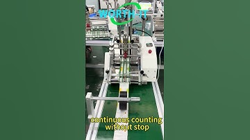 Continuous feeding Paper label & tag #frictionfeeder #countingmachine  #label
