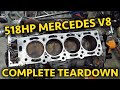 Mercedes S63 M156 AMG 6.2L V8 Complete Engine Teardown! What Killed This 500+ HP Euro Powerhouse?