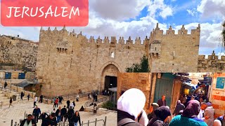 Jerusalem Today . Peaceful Jerusalem during the Holy Month | Walk with me inside the City Walls.