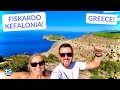 FISKARDO KEFALONIA GREECE! Assos Village & Fortress plus Alaties Beach and Taverna with Views!