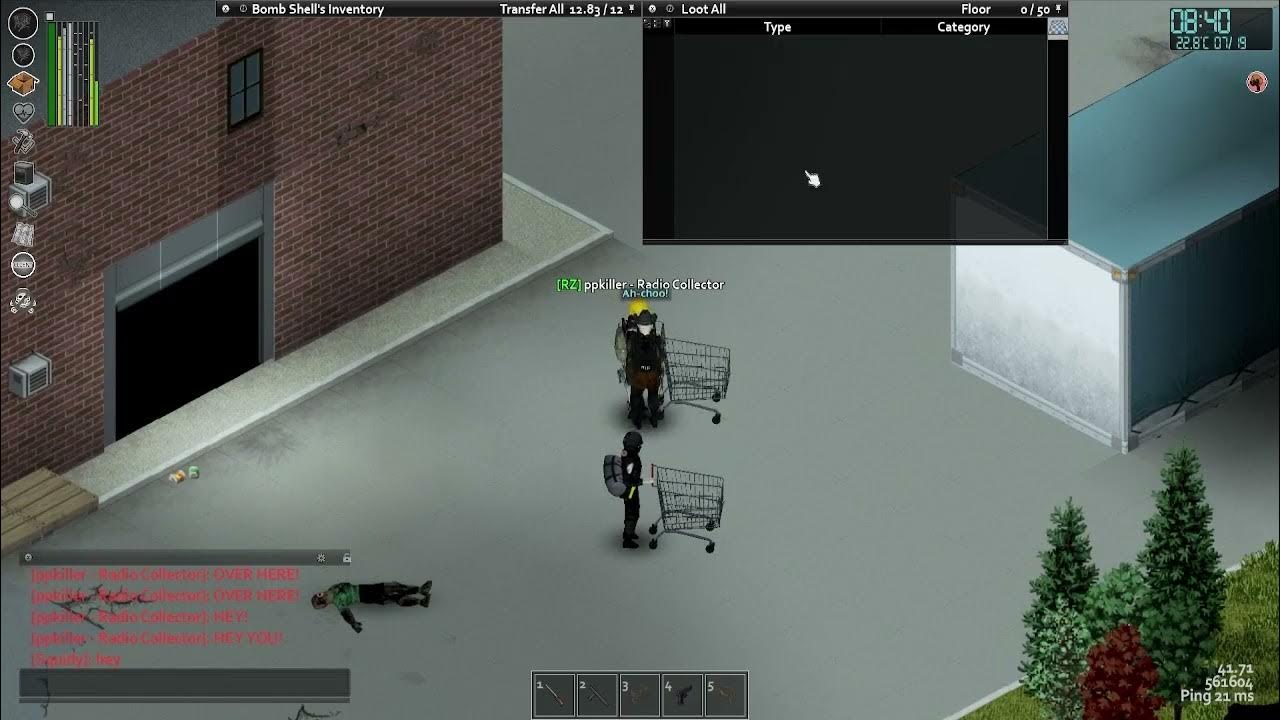 Project Zomboid Duplicating shopping carts YouTube