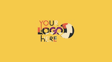 436 v3  - Colorful Logo Reveal flat 2D minimal intro animation any colors