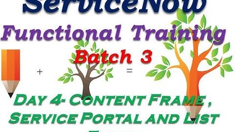 Batch3 :: Day 4 || Content Frame - Service Portal || ServiceNow Functional Training #Shorts #Short