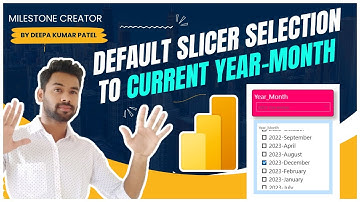 Set Default Slicer Selection to Current Year / Month in Power BI [ Preselected Slicer ]