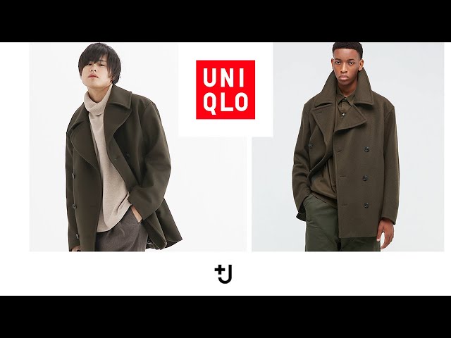 UNIQLO +J】ウールブレンド オーバーサイズピーコートのレビュー - YouTube