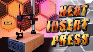How To Build A Heat Set Press To Embed Threaded Brass Inserts Into 3D Printed Parts (FREE PLANS!)