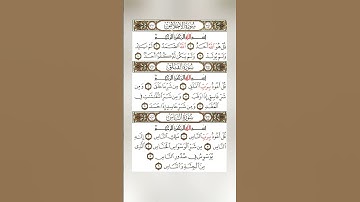 سورة الاخلاص و الفلق والناس #المعوذات