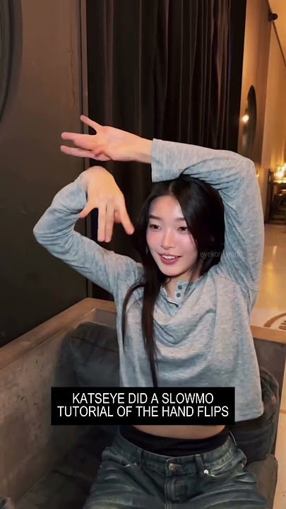 katseye’s slowmo tutorial of the gabriela hand flips 🥀 #katseye