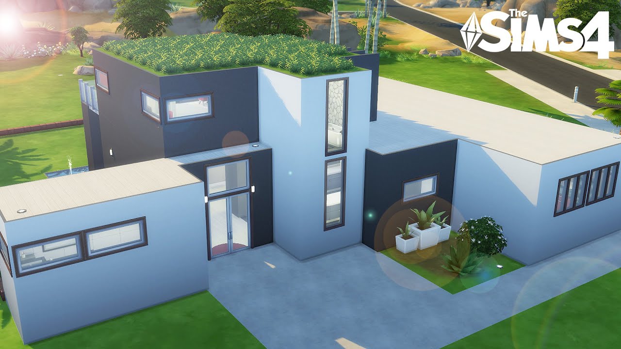 Maison moderne construction sims 4 youtube