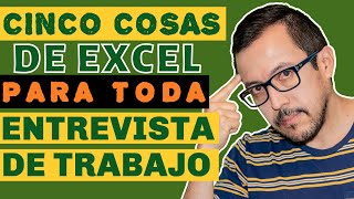 Secretos de EXCEL que te piden en cualquier ENTREVISTA DE TRABAJO