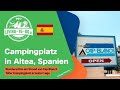  camping  wohnmobilplatz capblanch in altea in spanien toller stellplatz in toplage