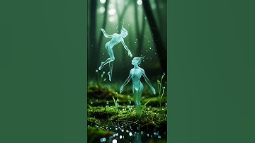 Awesome Imagination Art featuring Dancing Water as living beings #shorts #yt  #art #ai #digitalart #