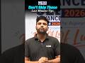Last Minute JEE Advanced Tips: जो सब Ignore करते हैं #jeeaspirants  #kgsjeeofflineonline