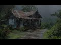Dors en paix 🌧️ Pluie sur cabane forestière pour sommeil calme et apaisement