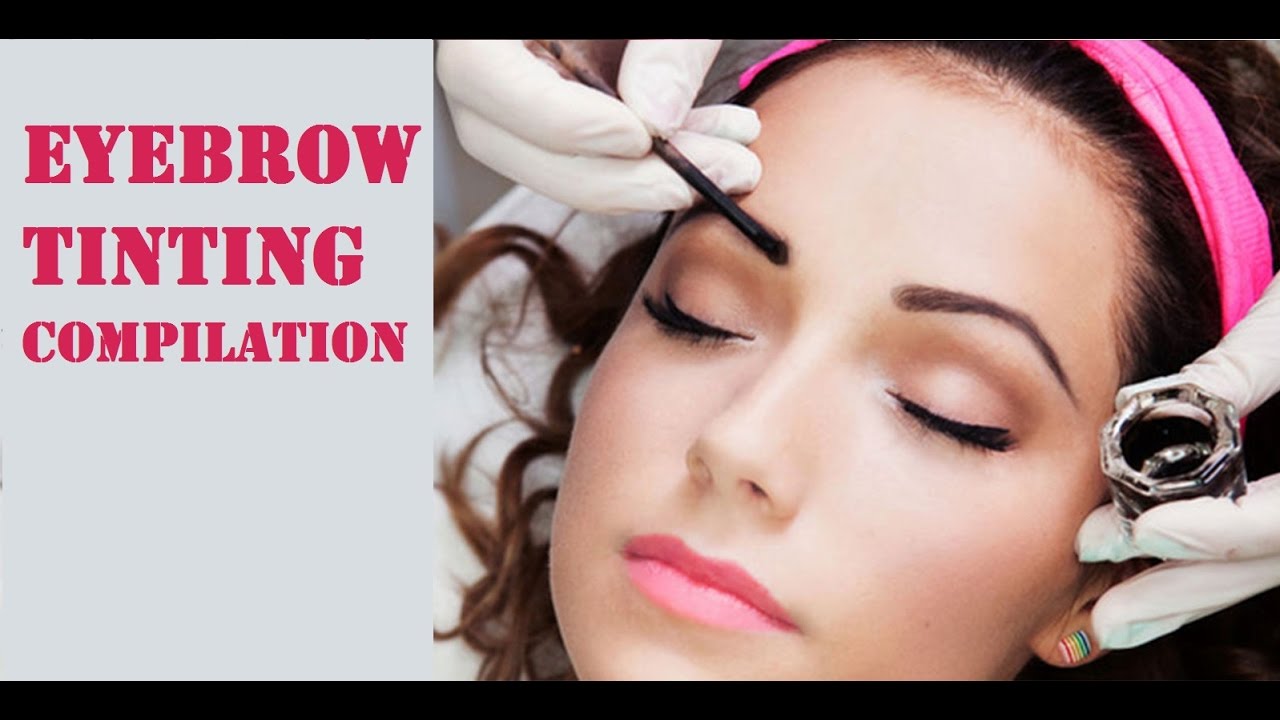 Eyebrow Tinting Compilation