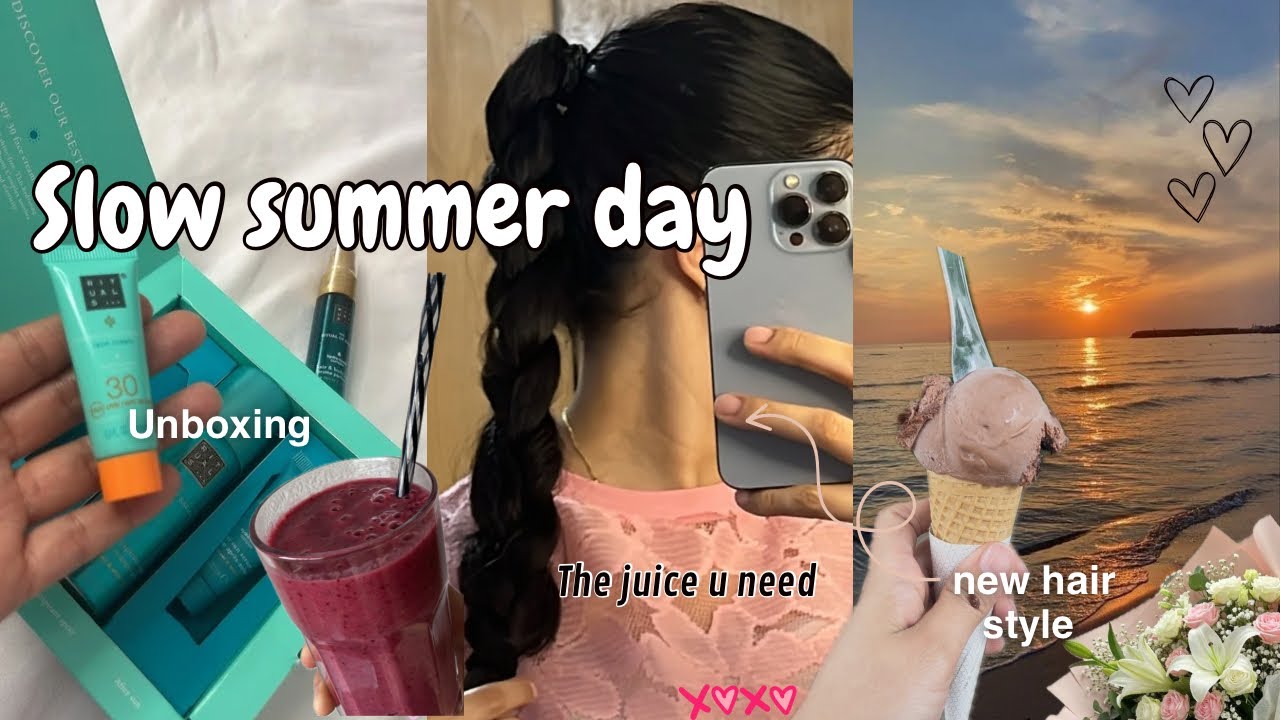  دوزو نهار معايا فالصيف ⛱️والملل At home vlog (unboxing,going out …) 🦋💕my  new hair style