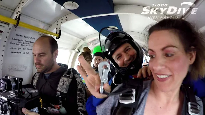 Courtney Rudibaugh's Tandem skydive!
