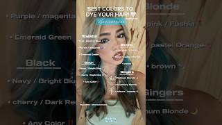 Best colors to dye your hair!! 🤍 » #preppy #advice #tips #fyp #viral #tiktok #glowhouse #embreigh