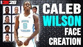 The BEST Caleb Wilson Face Creation In NBA 2K26!