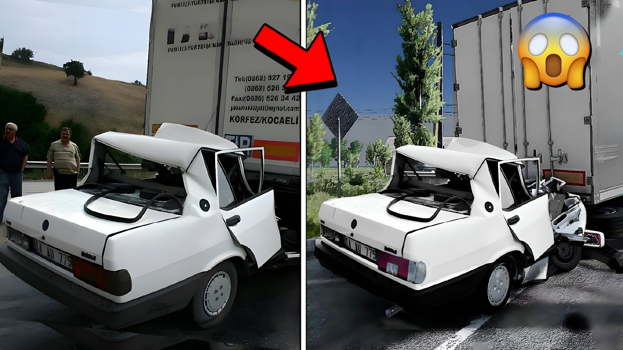 GERÇEK HAYATTAKİ KAZALARI OYUNDA CANLANDIRDIM 😱​! #7 ( sadece tofaş )