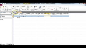 populate Tables in MSAccess Assignment 3 Comm 226