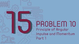 Problem On Principle of Angular Impulse And Momentum Part One