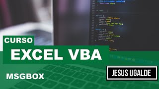 ✅💯MSGBOX EN    EXCEL CON VBA🥇📊