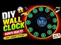 “Ghar pe banaya Smart Looking Wall Clock 🕒 | Easy DIY Project”