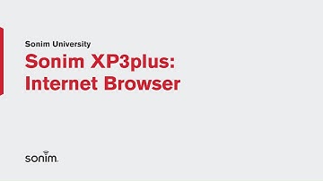 Sonim XP3plus - Internet Browser