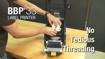 Brady BBP33 Label Printer Video