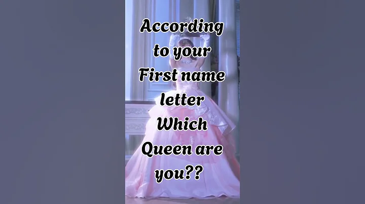 According to your first name letter which queen 👑are you ?? part 3 #trending #queen #shorts #viral
