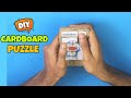 How To Make A Puzzle Game With Cardboard | Easy Paper Game | Easy Diy