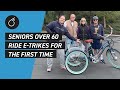 Seniors Over 60 Ride Electric Tricycles For the First Time