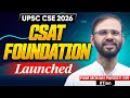 CSAT Foundation Batch Launched for UPSC CSE 2026 | Ram Mohan Pandey Sir | Sarrthi IAS