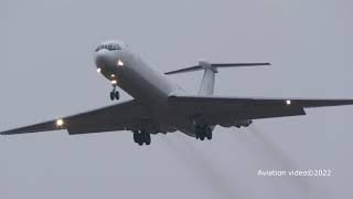 ФЛАГМАН АВИАЦИИ Il-62MGr EW-505TR Rada Airlines Landing in Moscow (SVO) посадка 06.11.2022