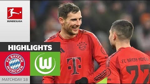 Goretzka-Brace Secures Close Win! | FC Bayern München - Wolfsburg 3-2 | Highlights | Bundesliga
