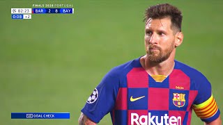 Lionel Messi Vs Bayern Munich Ucl 201920 English Commentary Hd 1080I