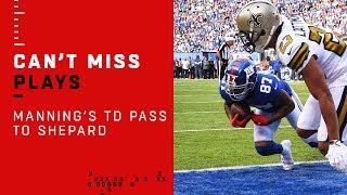 Sterling Shepard Lays Out for the Eli Manning TD Pass