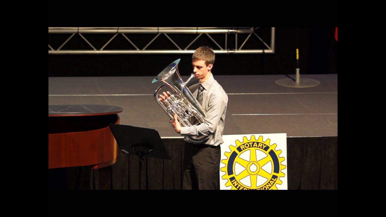 Jordon Tweedie Finalist in The Rotary Young Musician of the Year Final District 1020