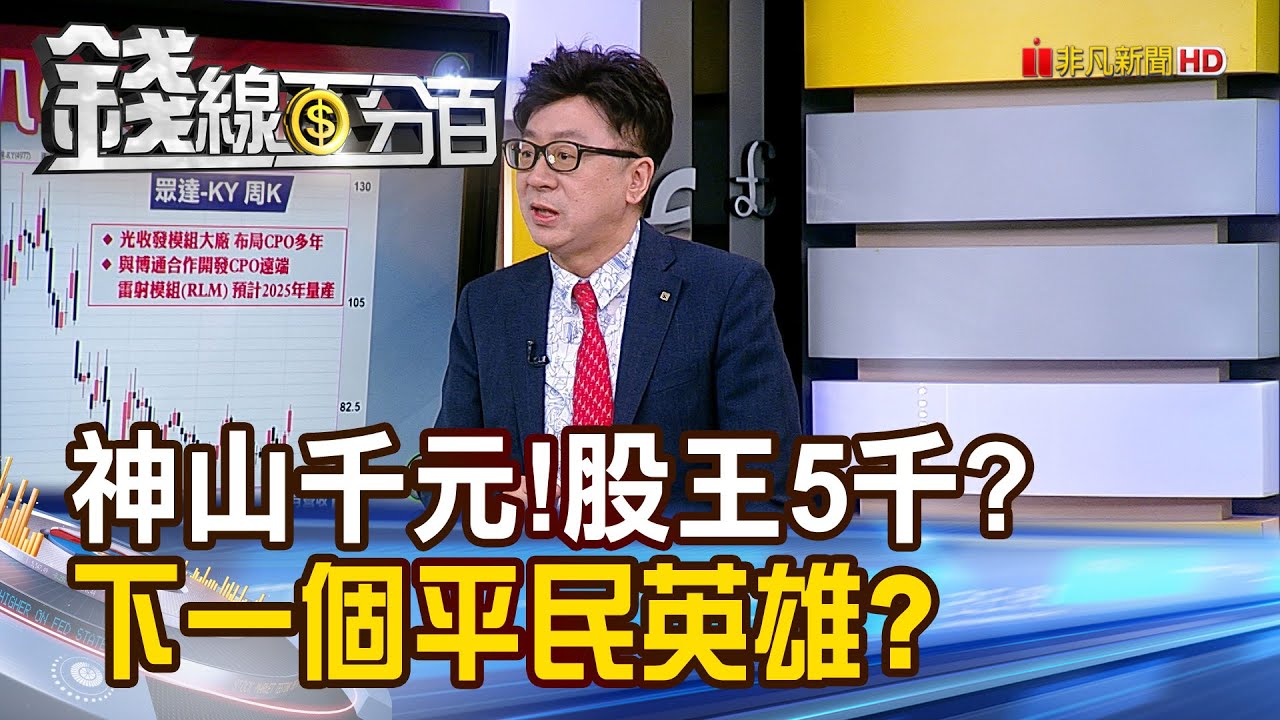 《神山拚千元.股王戰5千 下一個平民英雄?》【錢線百分百】20240621-6│非凡財經新聞│
