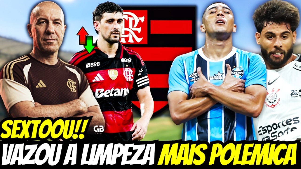 LEO JARDIM BARROU SEM PENA😨MERCADO DA BOLA PEGOU DE SURPRESA I FLAMENGO HOJE