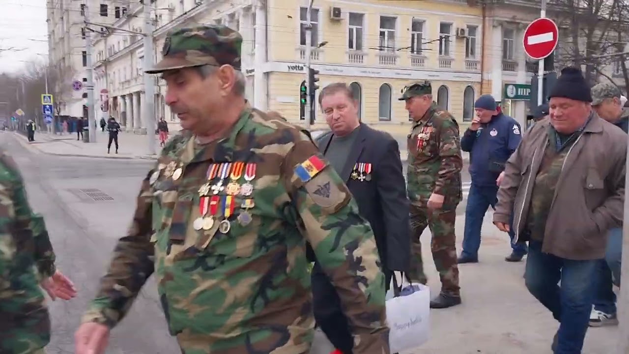 MOLDOVA.CHISINAU.Сегодня утром в центре города.2.03.24