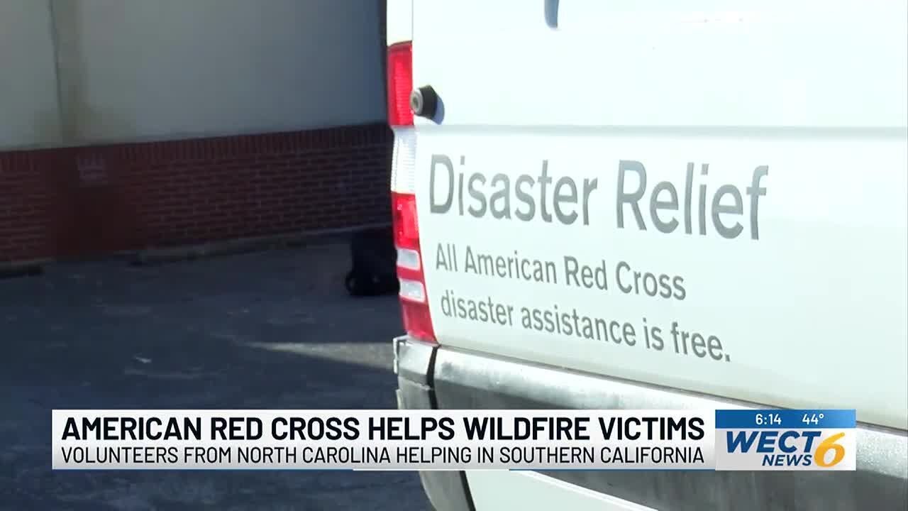 Red Cross sends volunteers to help aid California wildfires - YouTube
