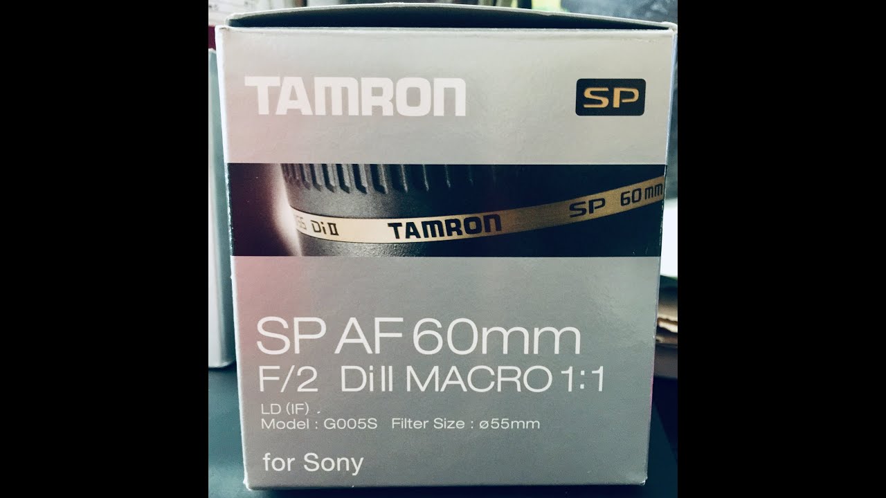 Tamron 60mm F/2 SP AF Di II Macro 1:1 Lens - Unboxing - YouTube
