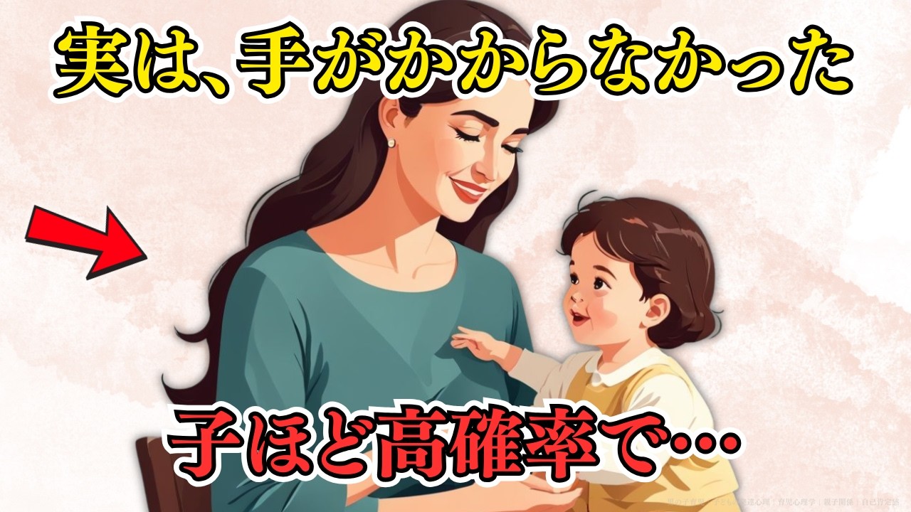 手がかからない子ほど危険？ 多くの親が気づかない“静かなSOS”【育児心理学】