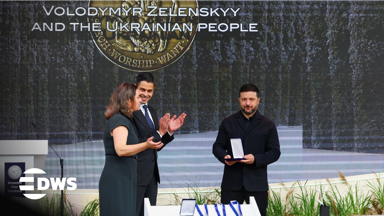 HISTORIC MOMENT: Zelenskyy Honored With Four Freedom Awards in