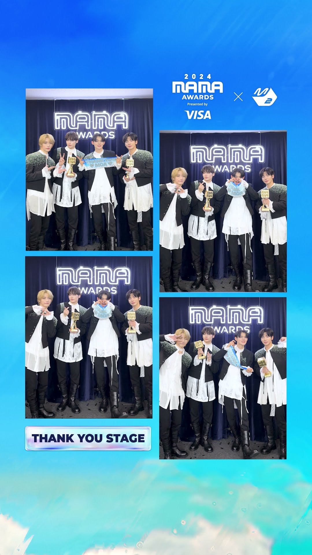[#2024MAMAxM2] TOMORROW X TOGETHER (투모로우바이투게더) #ThankYouStage 4-Cuts Photo ?