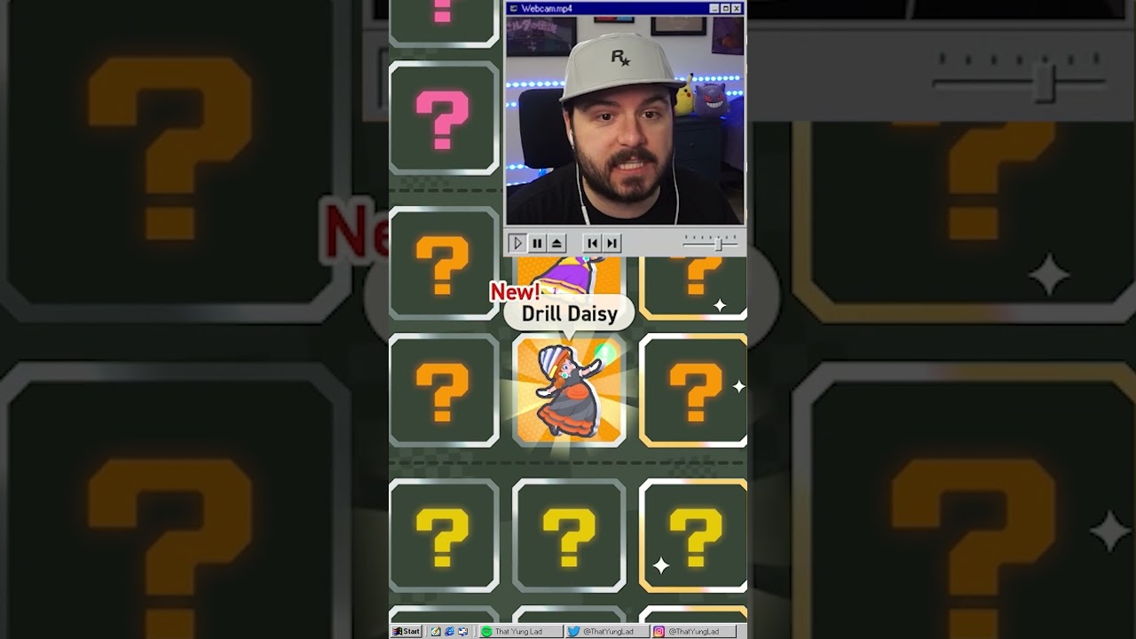 Mario Wonder Drill Daisy Standee